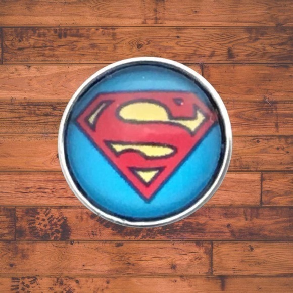 Superman Snap Button